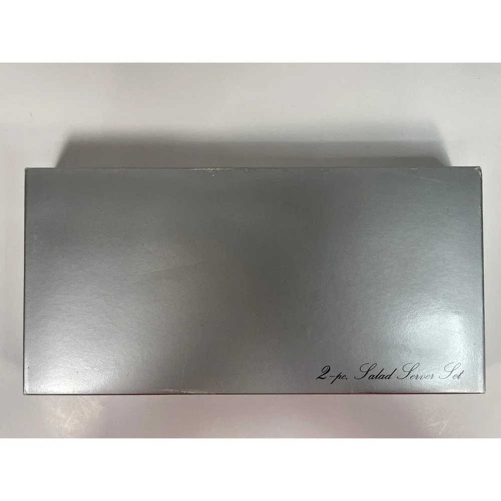 Silver 2‎ Pice Salad Server Set With Acrylic Handles Made Of N Japan